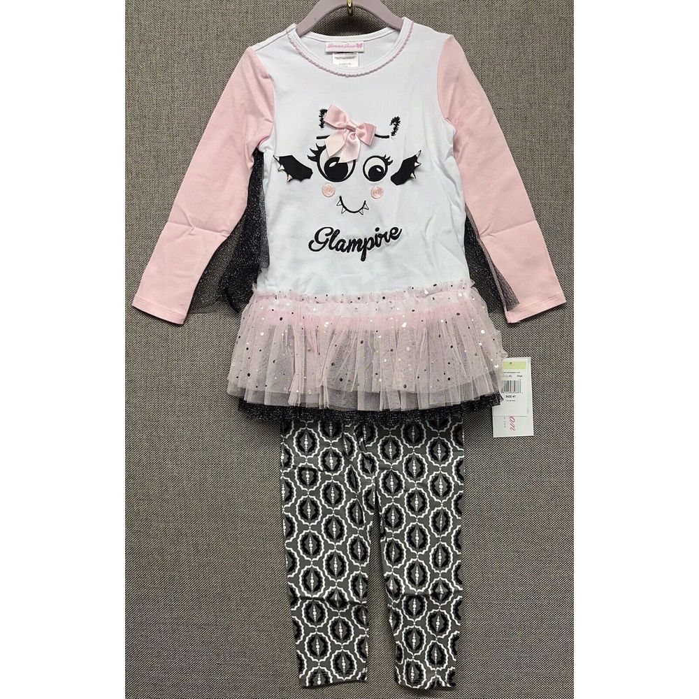 NEW BNWT Bonnie Jean Baby Halloween Outfit Clothes Vampire Size 4T
